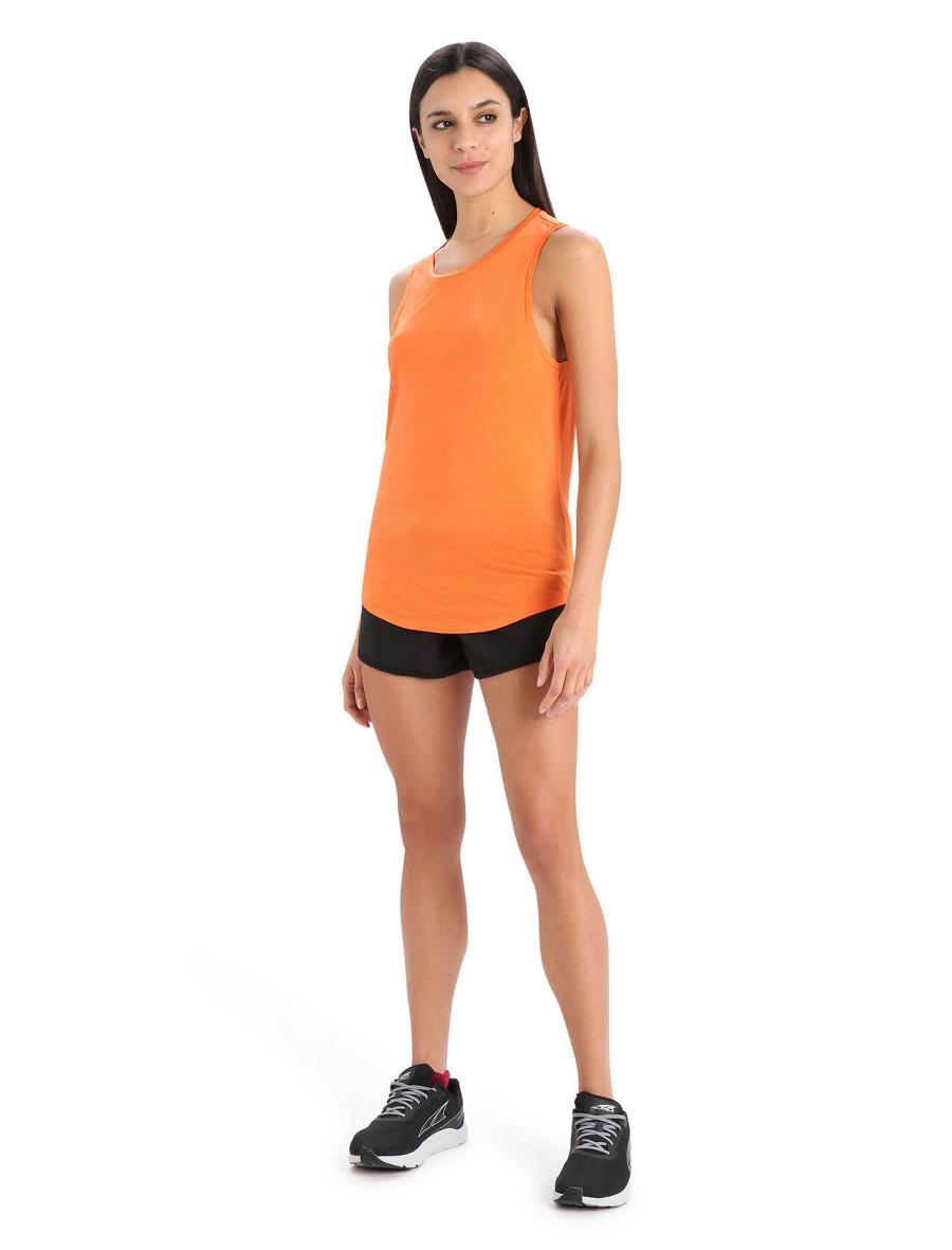 Women's Icebreaker Merino Sphere II Tank T Shirts Flash | CA 1377JPQJ